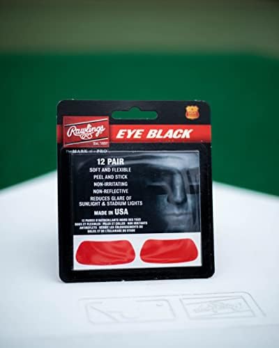 רולינגס | מדבקות דבק שחורות בעיניים | סופטבול בייסבול/FastPitch | צבעים מרובים
